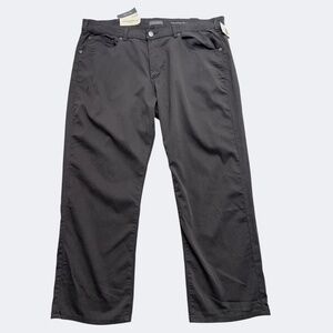 DL1961 Avery Relaxed Straight Pants Mens 40x28 Black Zinc Athleisure Stretch